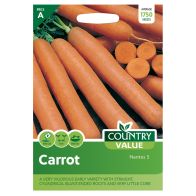 See more information about the Country Value Carrot Nantes 5 Seeds