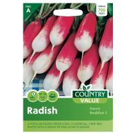See more information about the Country Value Radish French Breakfast Seeds