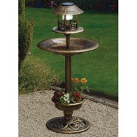 See more information about the Solar Garden Light Bird Bath Decoration White LED - 103cm by Nature Watch