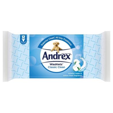 Andrex Classic Clean Washlets 40 Sheets
