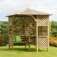 See more information about the Brighton Garden Arbour by Zest - 4 Seats