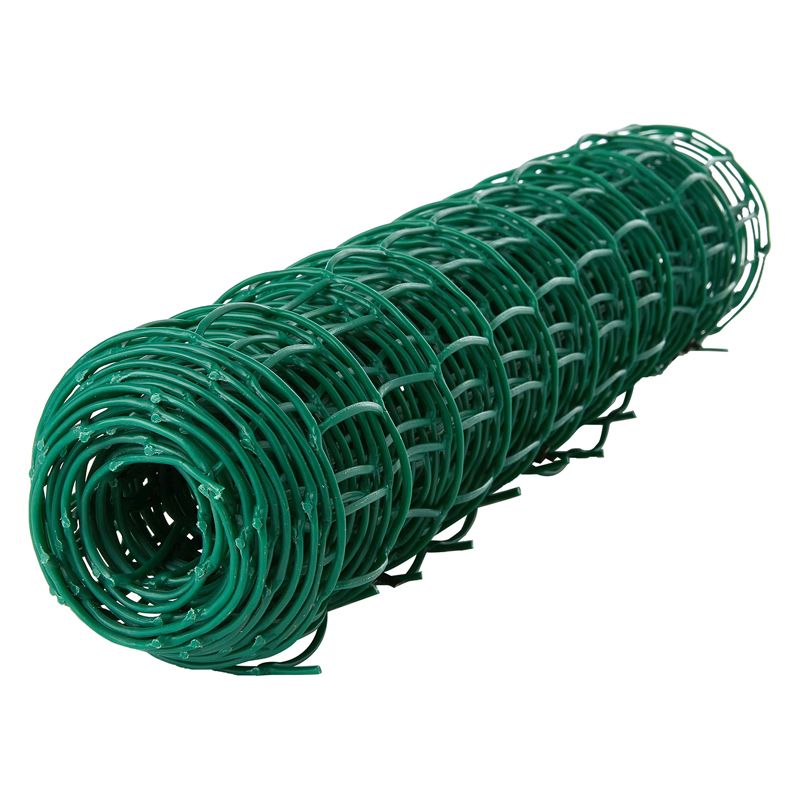 Tildenet 20m/ 3mm Plastic Coated Garden Wire Coil 