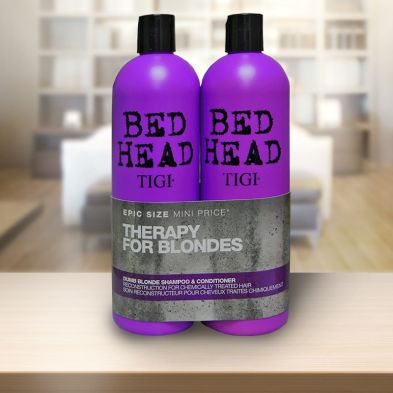 See more information about the TIGI Bed Head Therapy For Blondes Twin Pack (2x 750ml)