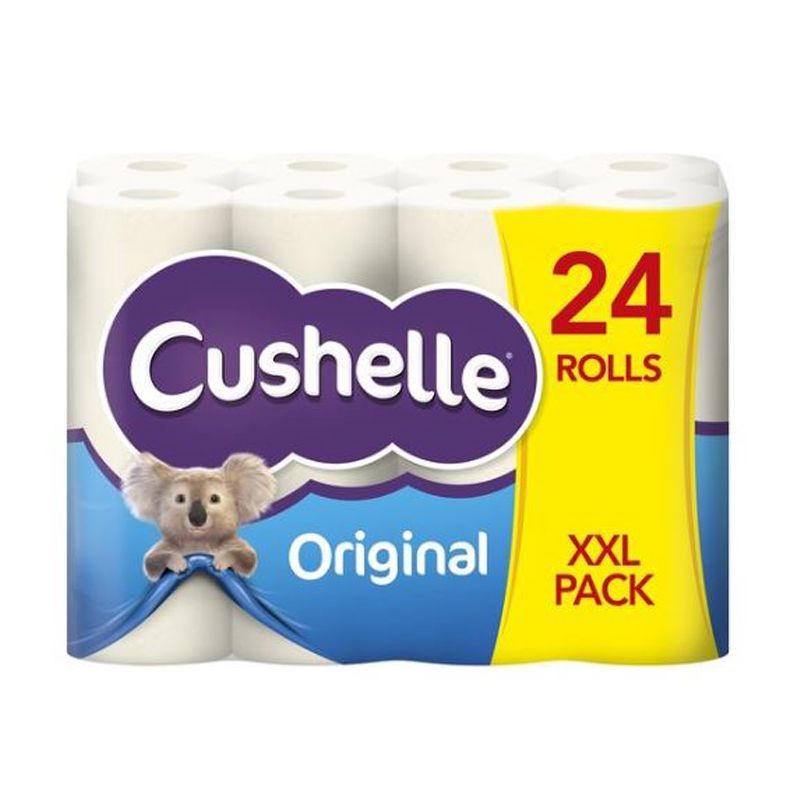 Cushelle White Toilet Paper 24 Pack