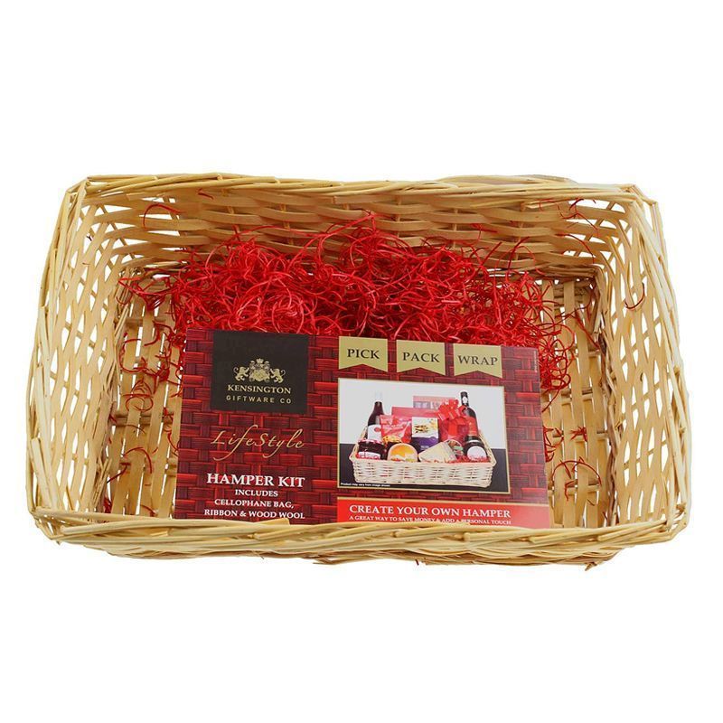 Create Your Own Gift Hamper Kit Small Light Wicker - Small