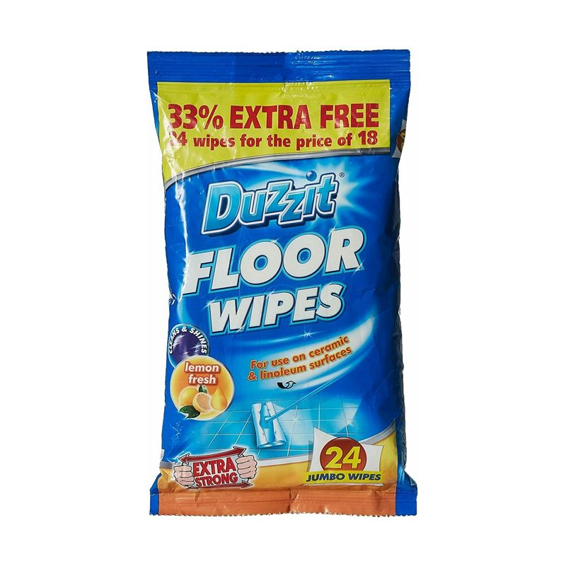 Duzzit 24 Pack Floor Wipes