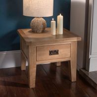 See more information about the Cotswold Lamp Table Oak 1 Drawer