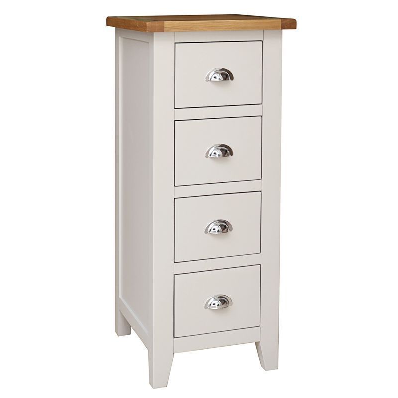 Elsing Chest of drawers Oak Off-white 4 Drawers