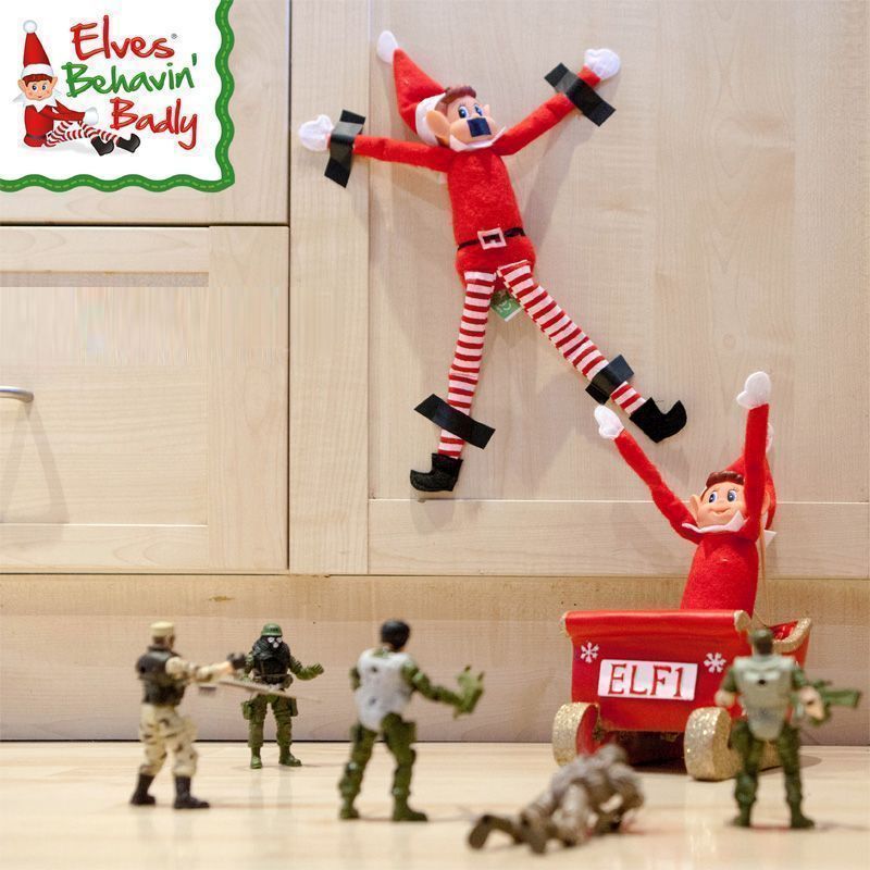 Buy Elves Behavin' Badly Elvie Red Girl Elf 12 Inch - Online at Cherry Lane