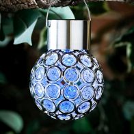 See more information about the Bright Garden Solar Hanging Gem Light