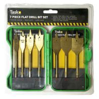 See more information about the 7pc Flat Drill Bit Set Green Case