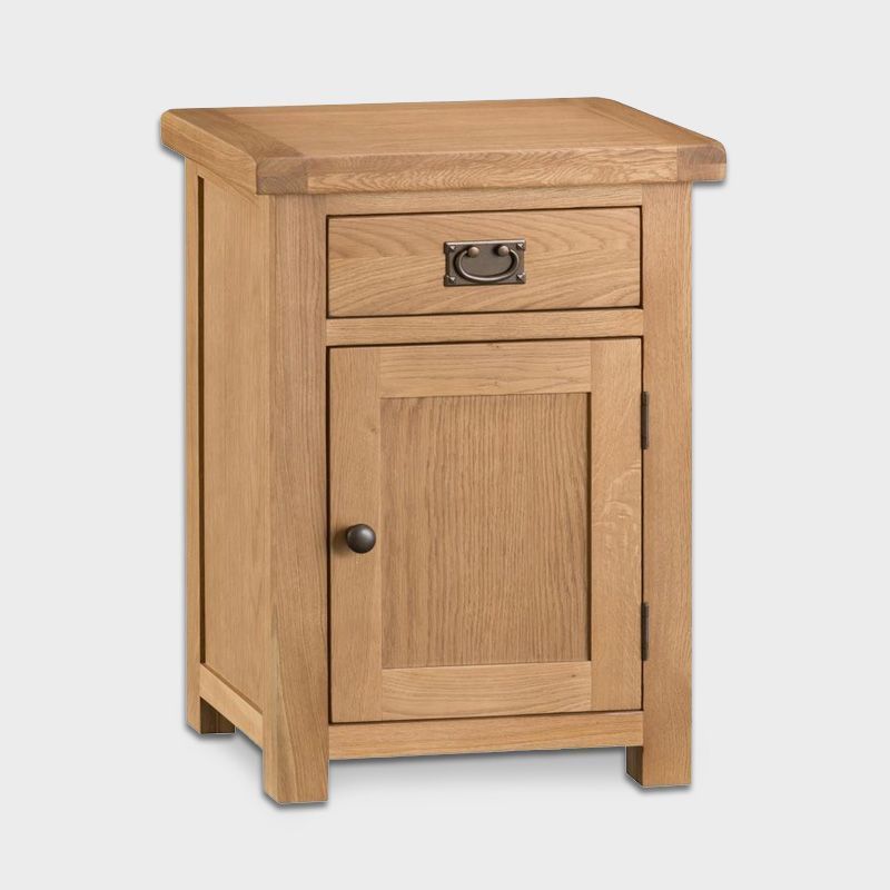 Cotswold Small Cabinet Oak 1 Door 1 Drawer