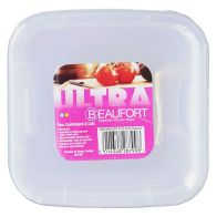 See more information about the 4 x Plastic Food Containers Square 750ml - Clear by Beaufort