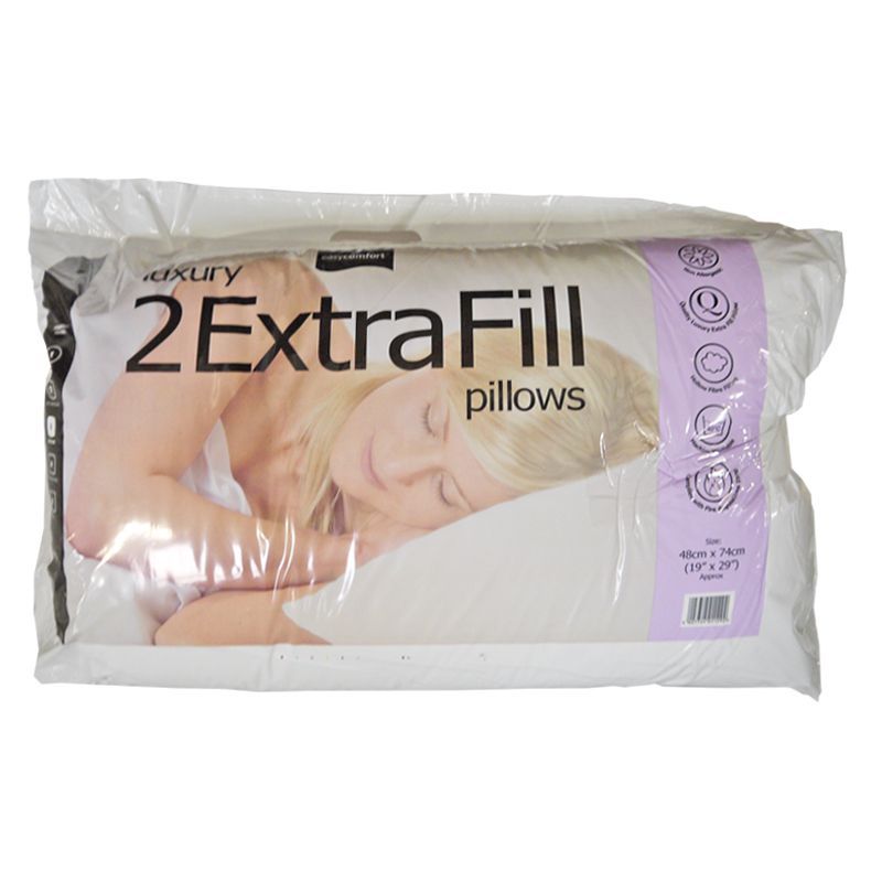 Easy Comfort Extra Fill Pillow Pair