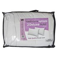 See more information about the Comfortable Options Hotel Filled Pillow Pair