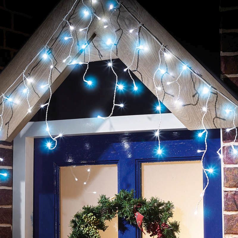 Virus Tænke hjort Buy Fairy Icicle Christmas Lights Animated Blue & White Outdoor 300 LED by  Astralis - Online at Cherry Lane