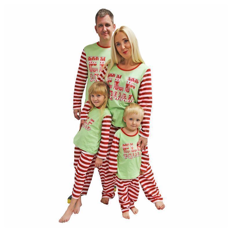 Family Elf Squad Christmas Pyjama Set Mens Large