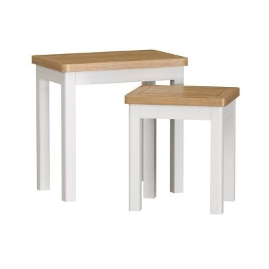 See more information about the Jasmine Nest of Tables Oak White