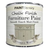 See more information about the Paint Factory Chalk Finish Furniture Matt Paint 250ml - Antique White
