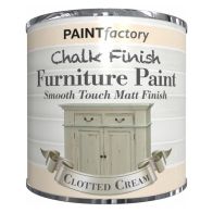 See more information about the Paint Factory Chalk Finish Furniture Matt Paint 250ml - Clotted Cream