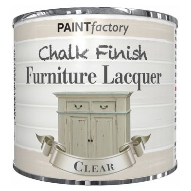 Paint Factory Chalk Finish Furniture Lacquer 200ml - Clear