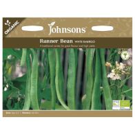 See more information about the Johnsons Organic Runner Bean White Emergo Seeds