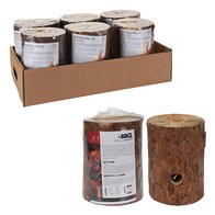 See more information about the Wooden Candle Fire Log
