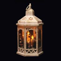 See more information about the LED Vintage Style Lantern With Berry Sprigs 33cm