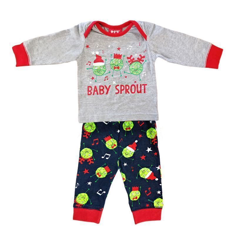 Family Christmas Pyjamas Baby Sprout - 9-12 Months