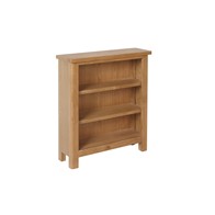 See more information about the Rutland Oak Small Wide Bookcase Rustic