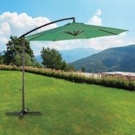 See more information about the 3M Hanging Garden Umbrella With Winding Crank - Green