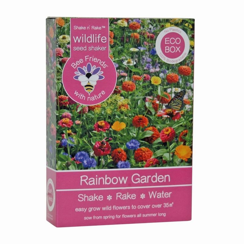 Rainbow Garden Seed Shaker Box