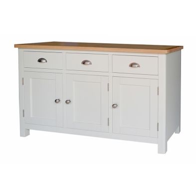 See more information about the Jasmine White 3 Door Large Sideboard