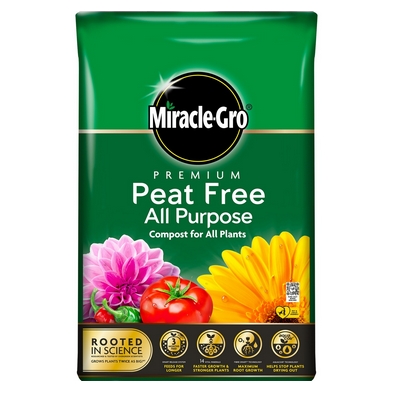 Image of 20 x Miracle-Gro Premium Peat Free All-Purpose Compost 40 Litre
