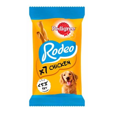See more information about the Pedigree Rodeo Chicken Sticks 7 Pack