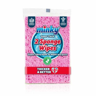 Minky Sponge Wipes 2 Pack