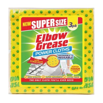 Elbow Grease 3 Pack Super Size Cloth Elbow Grease