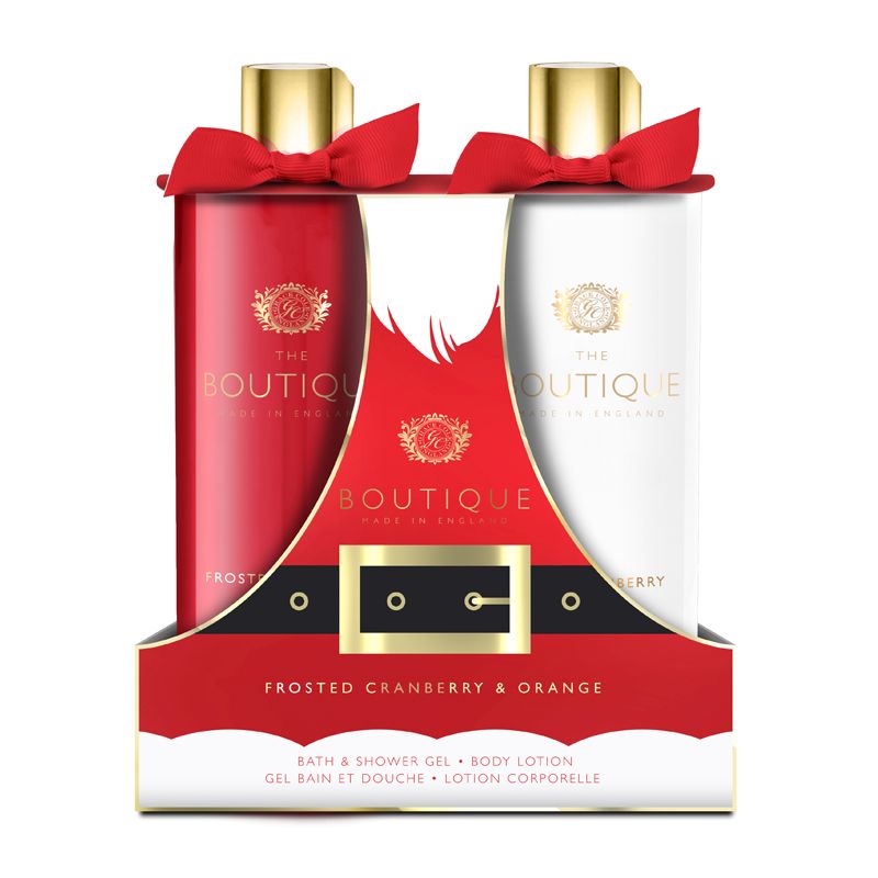 Grace Cole Frosted Cranberry & Orange Body Care Gift Set