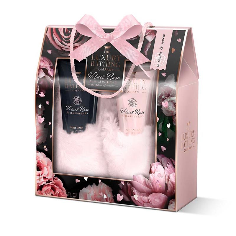 Grace Cole Velvet Rose & Raspberry Foot Care Gift Set