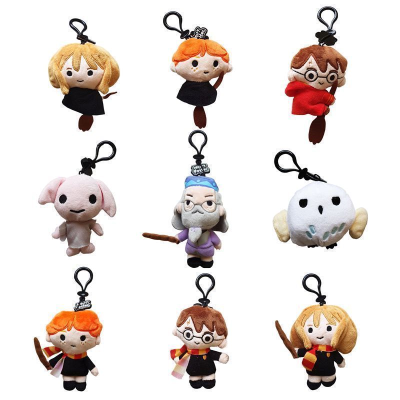 Harry Potter Plush Key Chain Ron With Broom