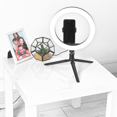 See more information about the Intempo Desktop Selfie Light With Phone Holder And Stand
