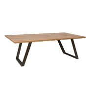 See more information about the Scandi Oak 2.2M Fixed Top Dining Table