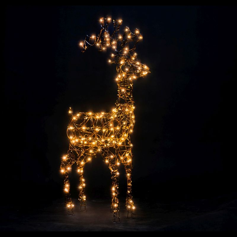 LED Christmas Deer Decoration - 150 Warm White LEDs