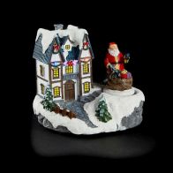 See more information about the Turning Santa Christmas House Decoration 4 LEDs