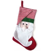 See more information about the Stripey Santa Christmas Stocking 20 Inch - Red Stripey