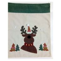 See more information about the Reindeer Christmas Jute Bag - White