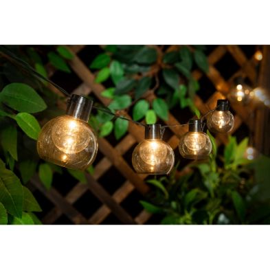 See more information about the Festoon Solar Garden String Lights Decoration 10 Warm White LED - 2m by Bright Garden