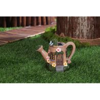 See more information about the Teapot Solar Garden Light Ornament Decoration Warm White LED - 22cm Woodland Wonder by Bright Garden