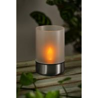 See more information about the Candle Solar Garden Lantern Decoration Orange LED - 13cm by Bright Garden