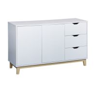 See more information about the Malmo Large Sideboard White 2 Doors 3 Drawers